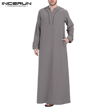 Djellaba Hiver Homme Gris